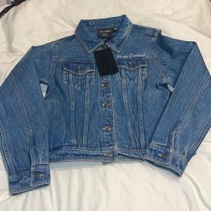 Womens denim Harley Davidson jacket NEW